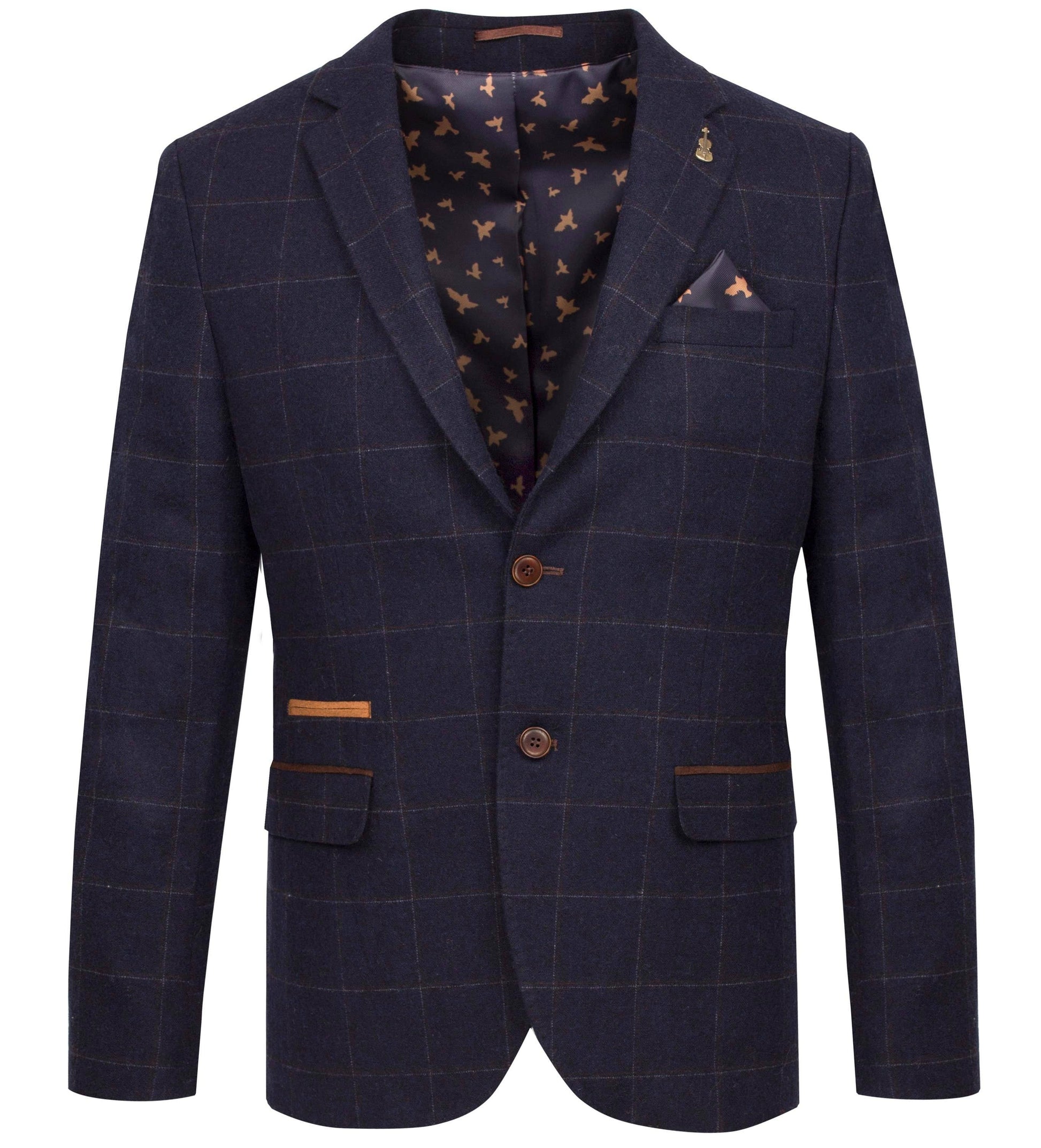 Tweed Windowpane check blazer - Dario