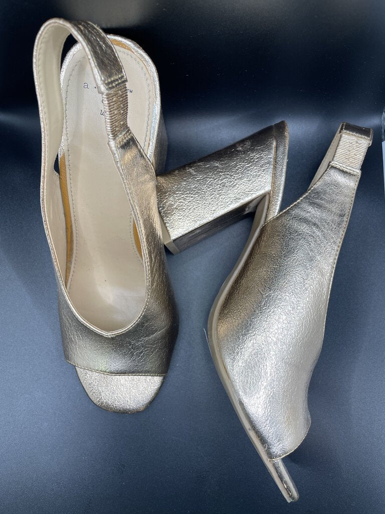 Open Toe, Large Chunky Heel