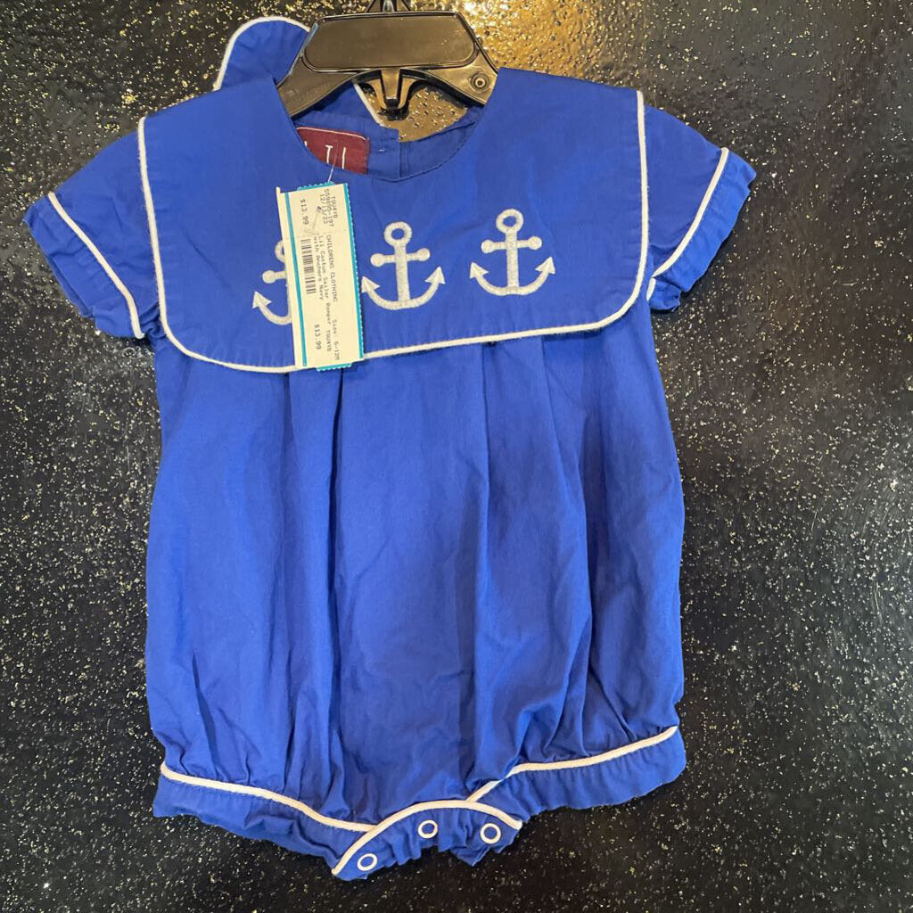 Sailor Romper with Anchors