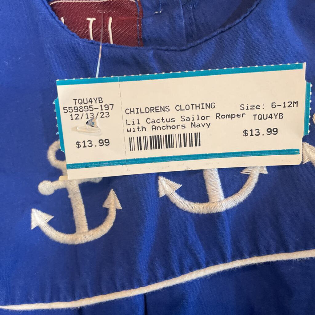Sailor Romper with Anchors