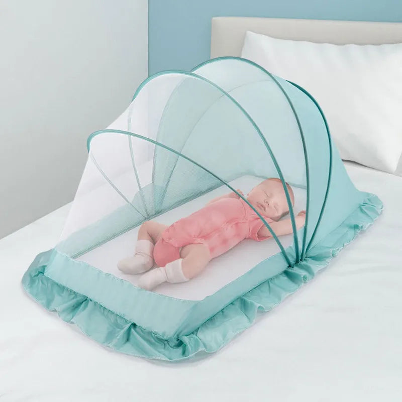 Crib Mosquito Net Bed Sleeping Pad