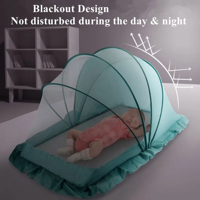 Crib Mosquito Net Bed Sleeping Pad