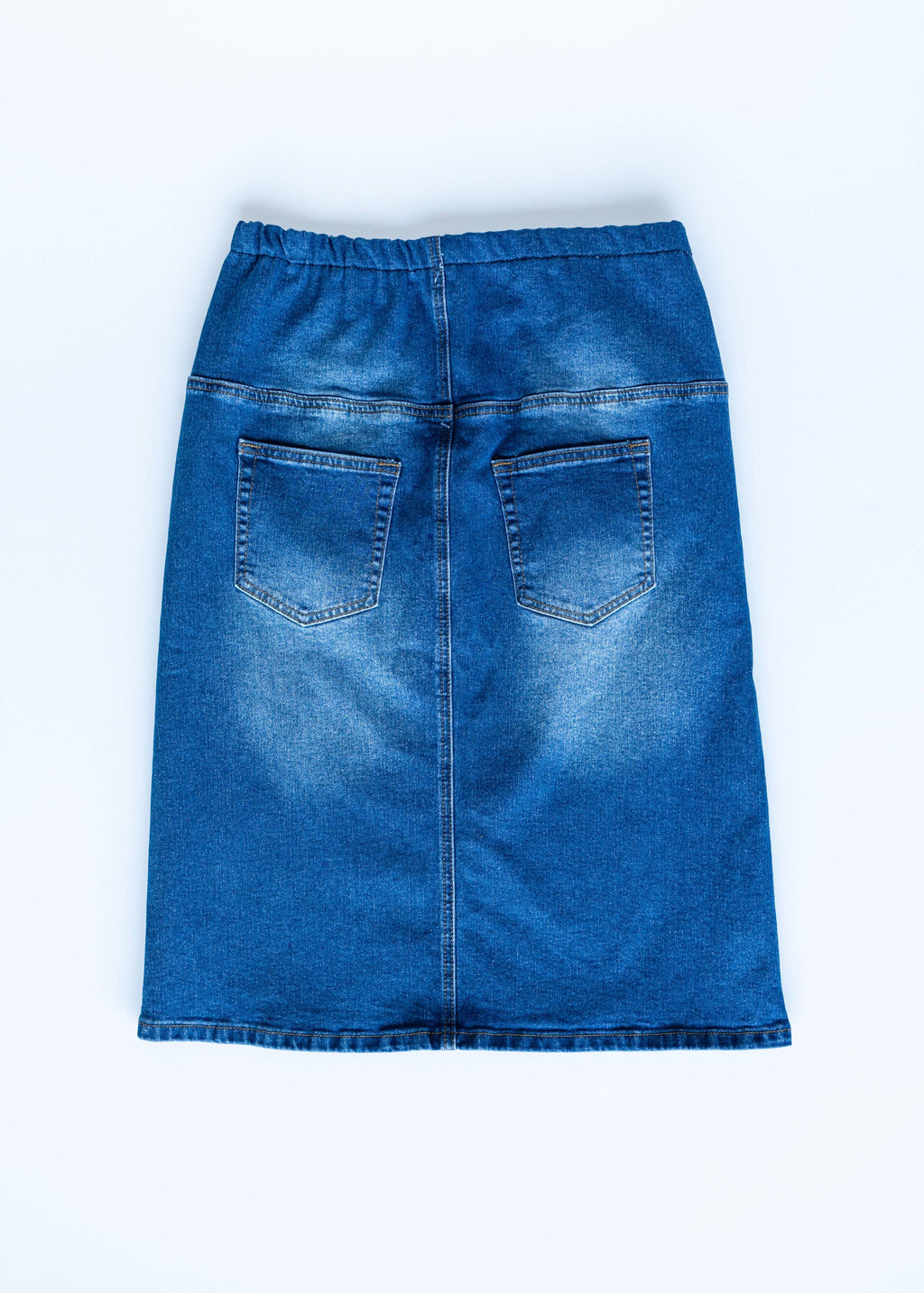 Remi Maternity Denim Midi Skirt - FINAL SALE