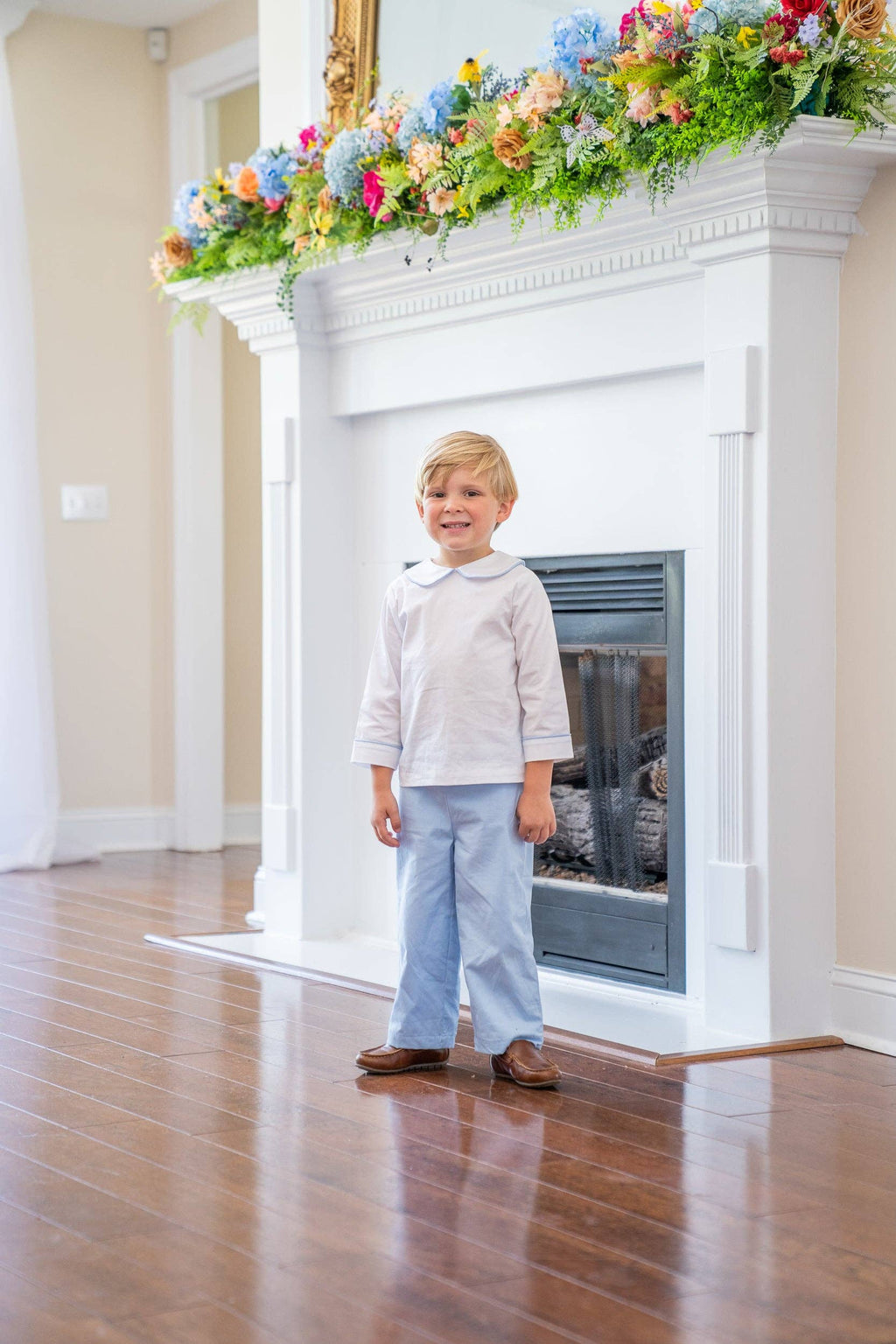 Jason Blue Kid's Pants Set