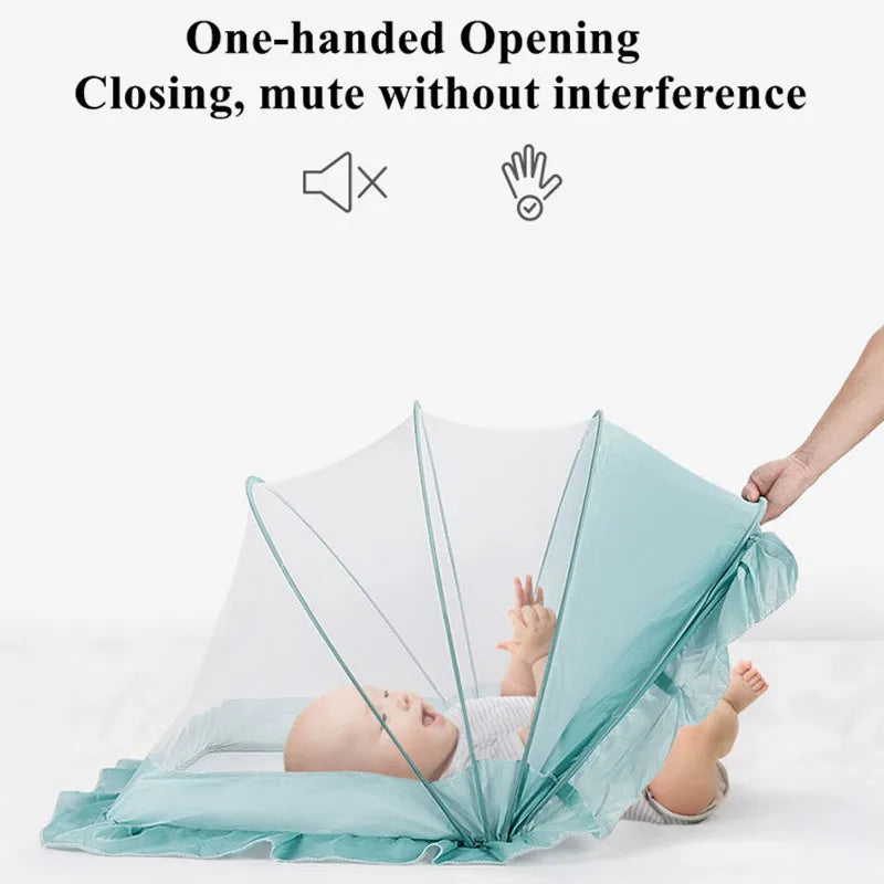 Crib Mosquito Net Bed Sleeping Pad