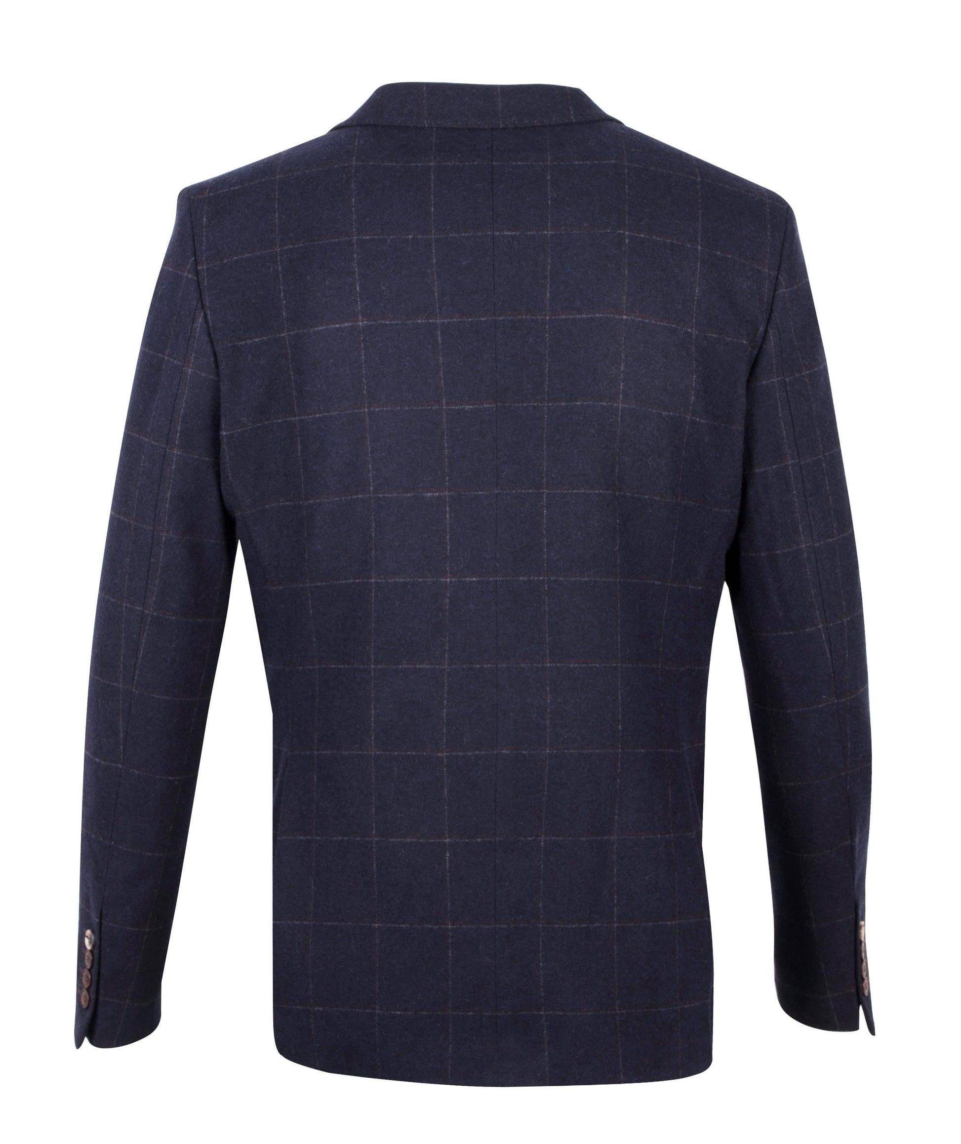 Tweed Windowpane check blazer - Dario